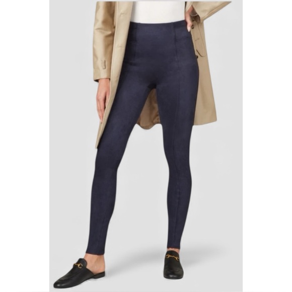 SPANX | Faux Suede Leggings in Classic Navy, Size 1X - Picture 10 of 10